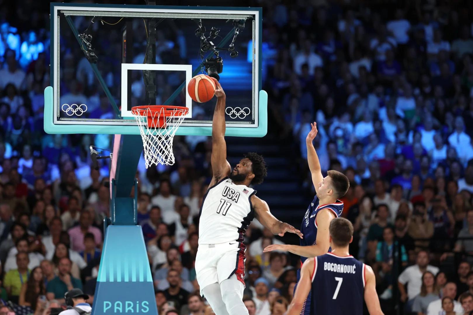 魔术力克法国男篮，恩比德爆发神勇的简单介绍