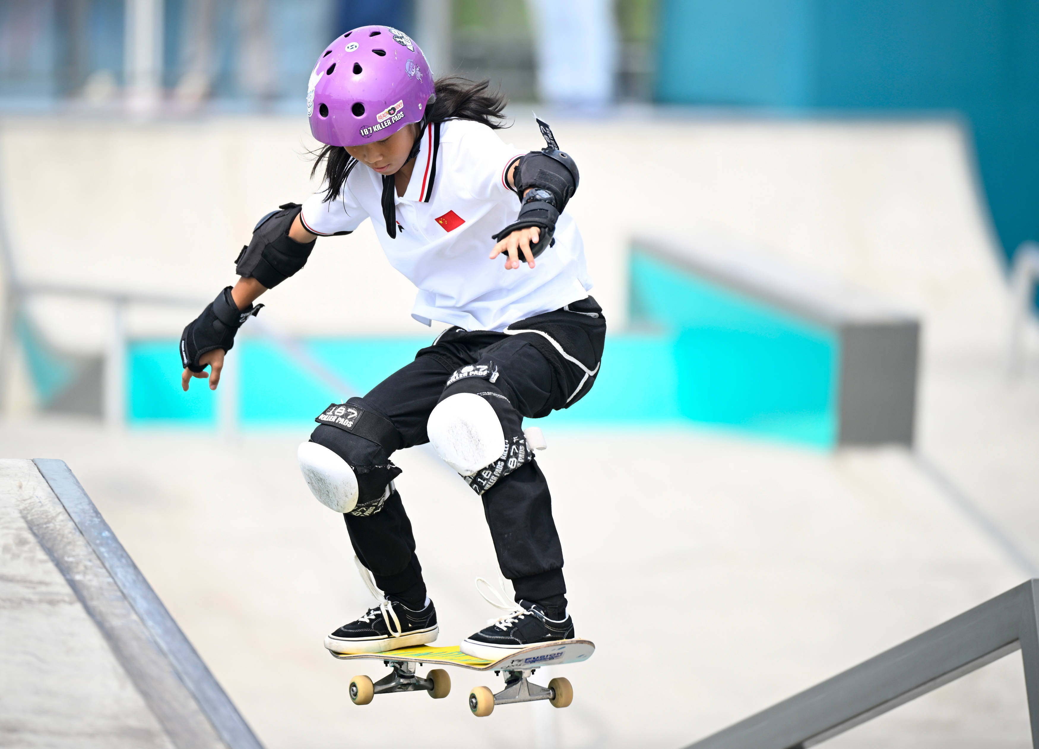 斯洛文尼亚选手在滑板比赛中创造纪录